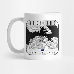 Auckland Map New Zealand Mug